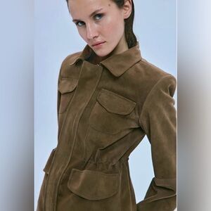 Ann Taylor Womens Leather Blazer Size 4 $298 retail